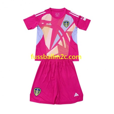 Fußballtrikots Leeds United Torwart Kinder Ausweich Trikotsatz 2024-2025